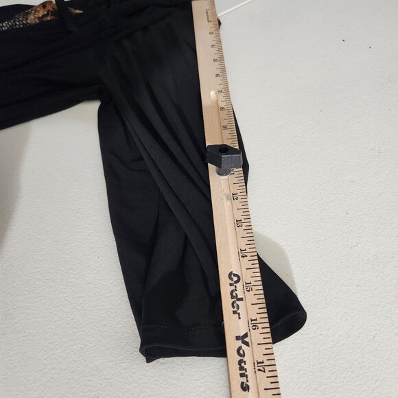 Cocomo Cardigan Blouse Animal Print Medium Black Tiger - Picture 5 of 11